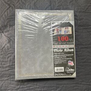 Pioneer 1994 Photo Album With 100 Magnetic Pages, Gray, Vintage,NEW SEALED Retro